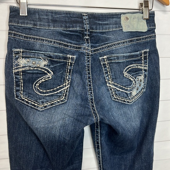 Silver Jeans - Suki Mid Capri - Size 28/22.5 - Picture 6 of 11